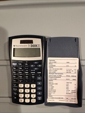 Texas Instruments TI-30X IIS Scientific Calculator in Black and Gray